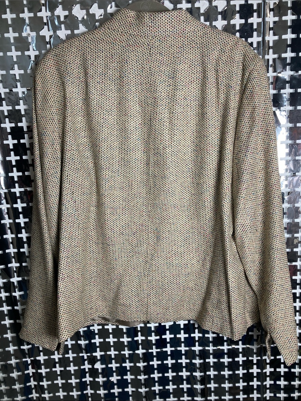 Austin Reed Neutral Beige Tweed Button Jacket - Picture 4 of 4